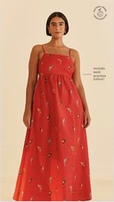 NWT FARM RIO DRESS SIZE LARGE PK4082 DI63