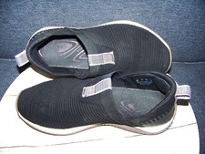 Ryka Echo Knit Mule Walking Slip-On Shoes Women 6 Black Hiking Sneaker Flats