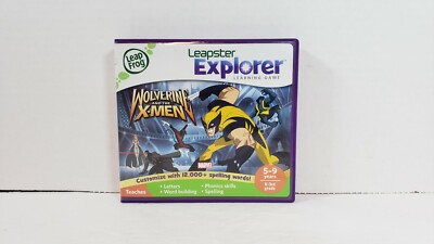 Leap Frog Leapster Explorer Learning Game Wolverine And The X-Men Complete