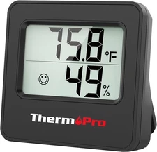 ThermoPro TP157 Hygrometer Indoor Thermometer for Home, Room Thermometer... 