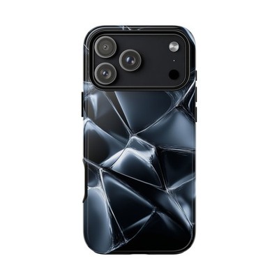 Phone Ink - iPhone | Galaxy | Pixel Case - Liquid Diamond Flow Geometric