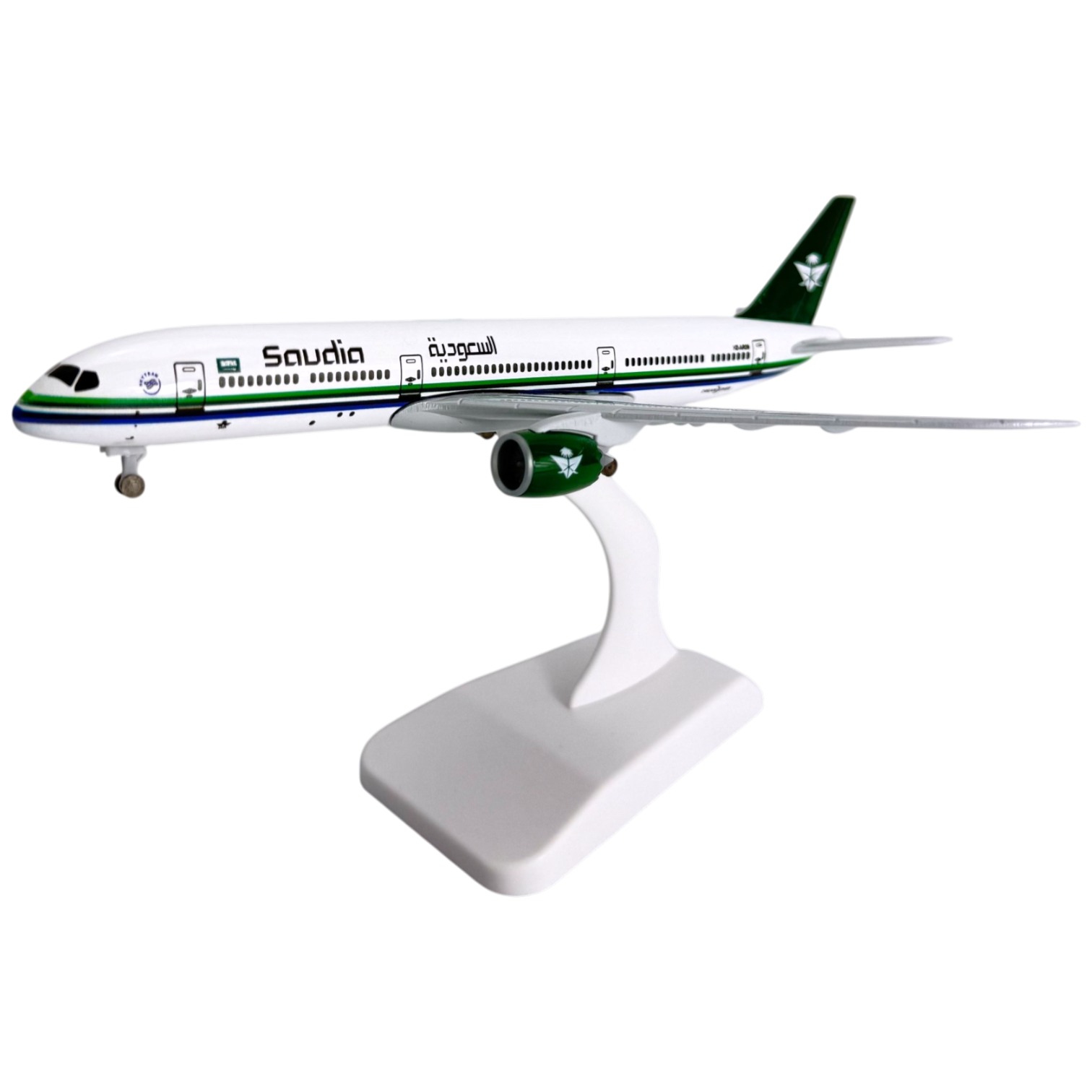 Saudia Boeing 787 Diecast Metal Aircraft Model Plane Gift - 1/300 Scale