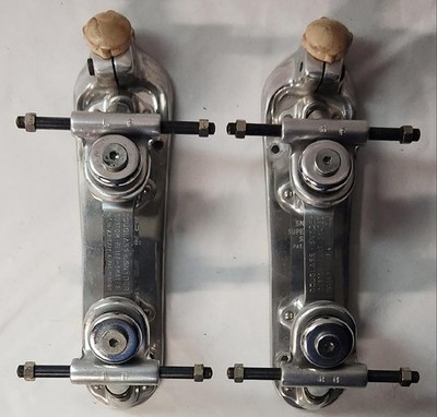 Vintage Roller Skate Plates Snyder Super Deluxe Size 4