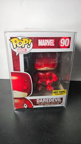 Funko Pop! Vinyl: -Daredevil - Hot Topic (Exclusive) #90 + Pop Protector