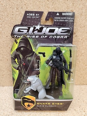 Snake Eyes Paris Pursuit G.I. JOE COBRA 25th Rise of Cobra Timber Wolf NEW MOC 