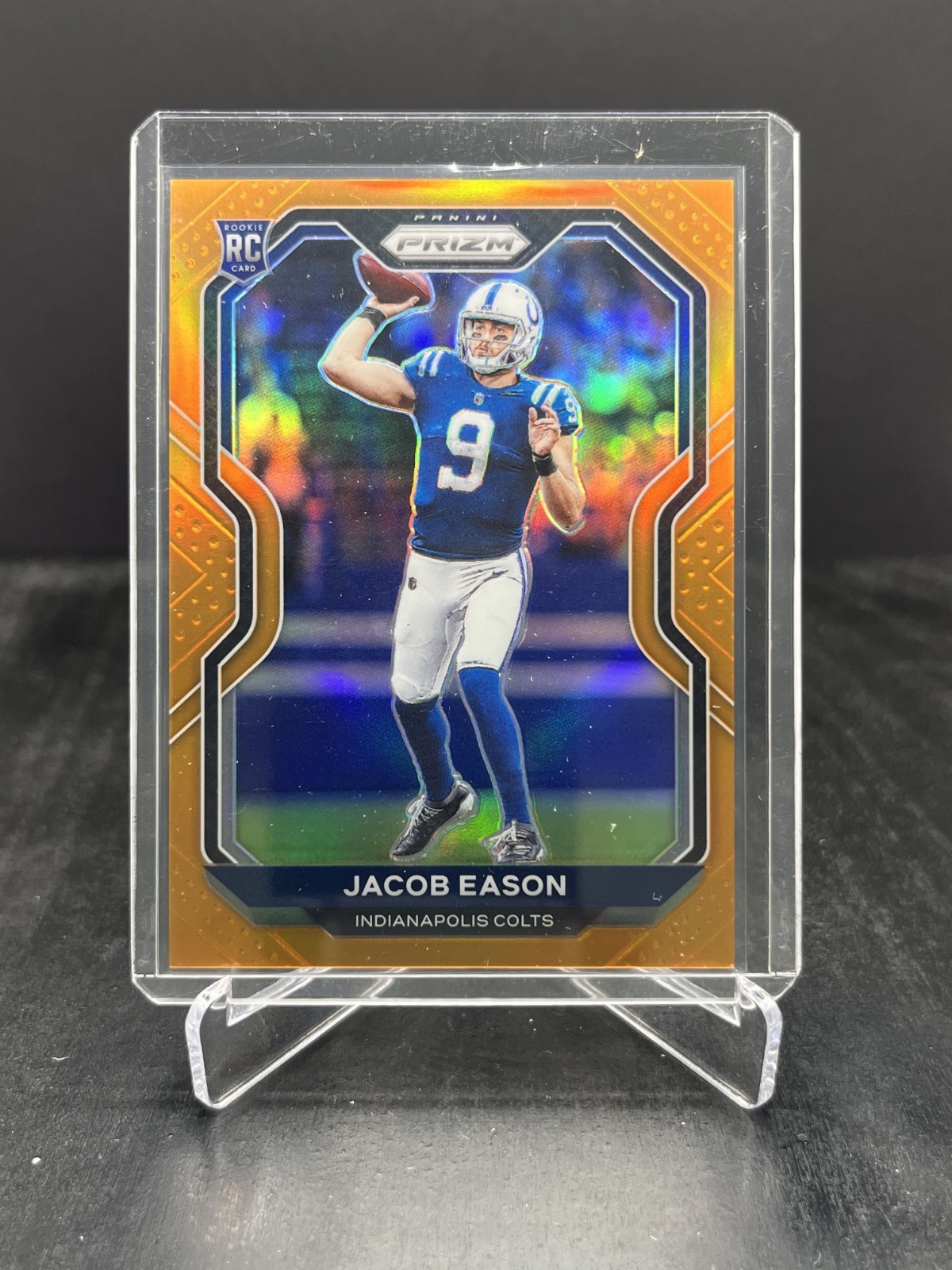 2020 Panini Prizm Football Jacob Eason RC Rookie Orange 036/249 #331