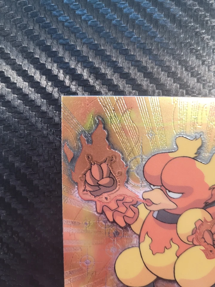 Pokemon Topps Chrome Magmar #126 TV Animation Edition Series 2 Holo Rare 2000/MP - Image 4 of 4