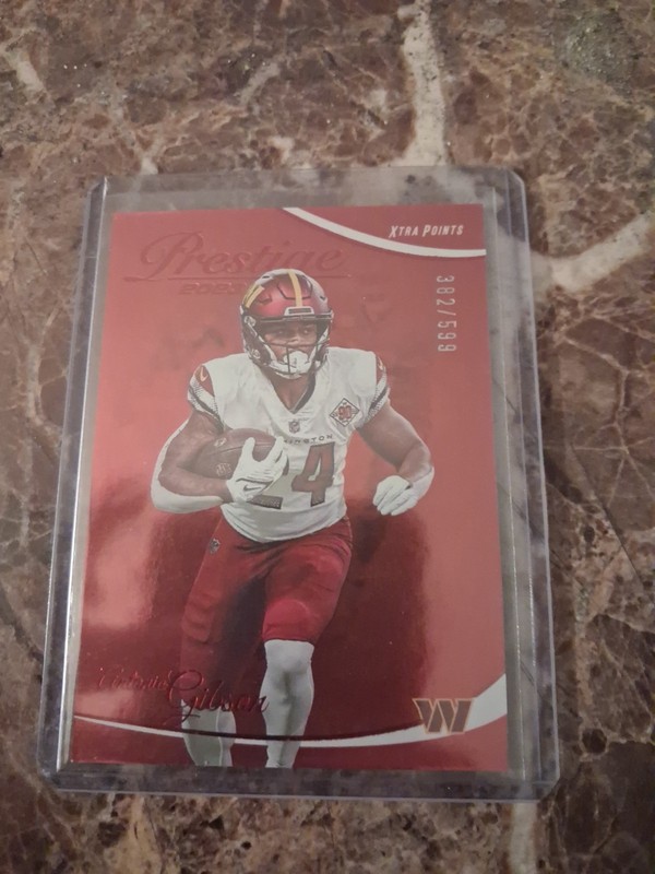2023 Nfl Prestige Red #291 Antonio Gibson 382/599 Washington Commanders
