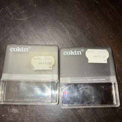 Cokin SA Chromofilter Lot Of 2 With Case Made France And Vintage paris a005 a083