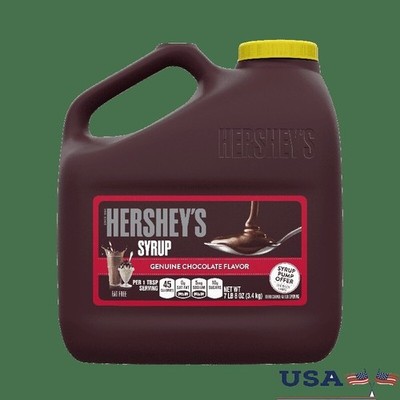 Chocolate Syrup Fat Free Gluten Free Ice Cream Milk Desserts Coffee 7lb 8oz New