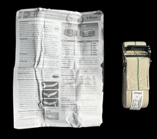 Posey Gait & Transfer Belt No. 6556 Cream & Green Stripe 60" x 2"