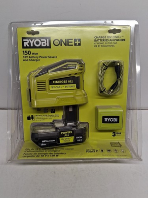 #ad Ryobi150 Watt 18V Battery Power Source amp; Charger RYi150C $80.00