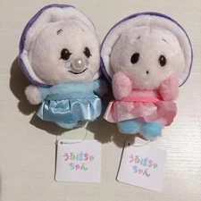 Young Oyster + Grandma Oysters Urupocha-chan Plush Toy Disney Doll  With Tag