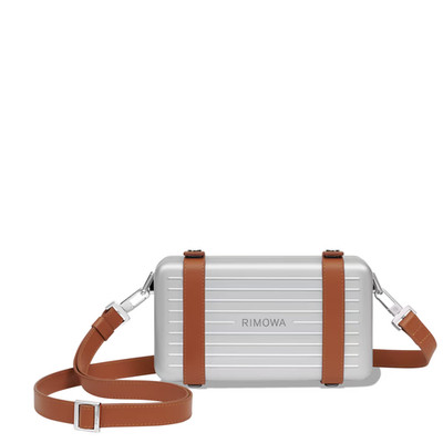 RIMOWA Personal Aluminum Cross-Body/Shoulder Bag, Silver (Brand New W/O Box)