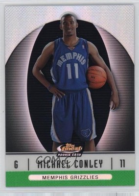 2006 Topps Finest 2007-08 Rookie Green Refractor /199 Mike Conley Michael 11n2