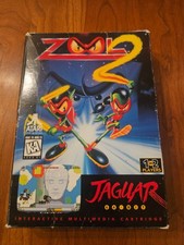 Zool 2 (Atari Jaguar, 1994) Box and Cart - CLEAN!! image