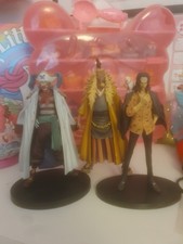 *READ DESC-USED* ; Banpresto one piece figurines|| SHIKI, BUGGY, ROB, USOPP