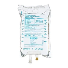 B Braun L6121 Dextrose 5% & Sodium Chloride 0.45% Irrigation 500 mL