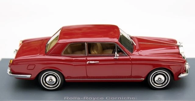 Rolls-Royce Corniche I Coupé Bj. 1971-1982, Rosso, Neo-Modell Im M.1:43 - Immagine 4 di 4