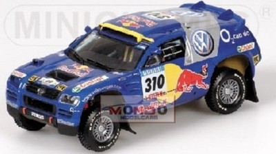 1:43 Minichamps Volkswagen Touareg Pons Dakar BJ 2005 436055310