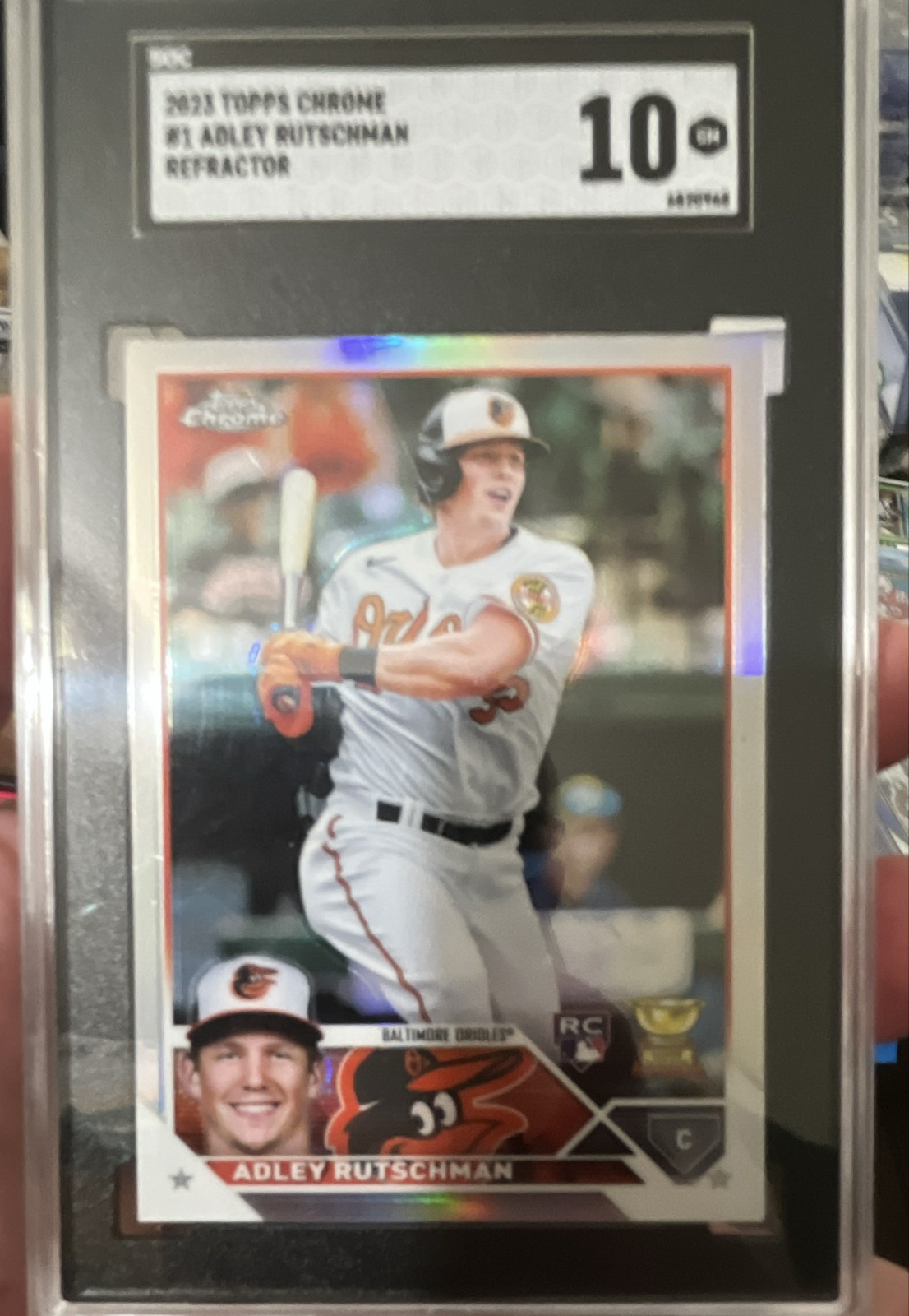 2023 Topps Chrome - Adley Rutschman #1 Refractor (RC)