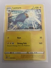 Lanturn 52/195 Silver Tempest Pokemon Card