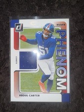 2025 Panini Donruss Abdul Carter Rookie Phenom Jersey #RPJ-ACR Giants NFL