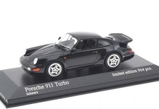 Minichamps 1/43 Porsche 911 (964) Turbo 1990 Black - Limited Edition Of 964 Die_