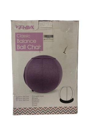 Sport Shiny Balance Ball Chair - Purple