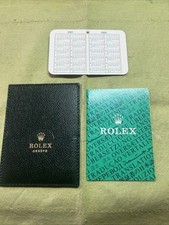 Vintage Rolex wallet /paper holder; translation Booklet ;2001-2002 calendar Set