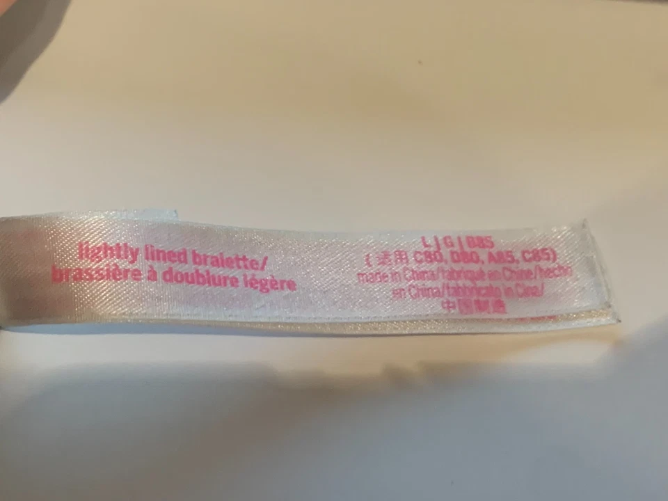 Bralette Victorias Secret Grande Negro Blanco Floral Encaje Inalámbrico Tirantes Terciopelo Foto 4 de 4