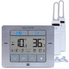 Digital Wireless Fridge and Freezer Thermometer with Alarm, Max/Min Temperature