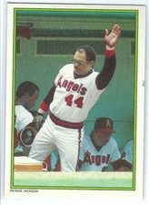 1986 Topps #2 Reggie Jackson Angels Topps 1986 All-Star Set Collector's Edition