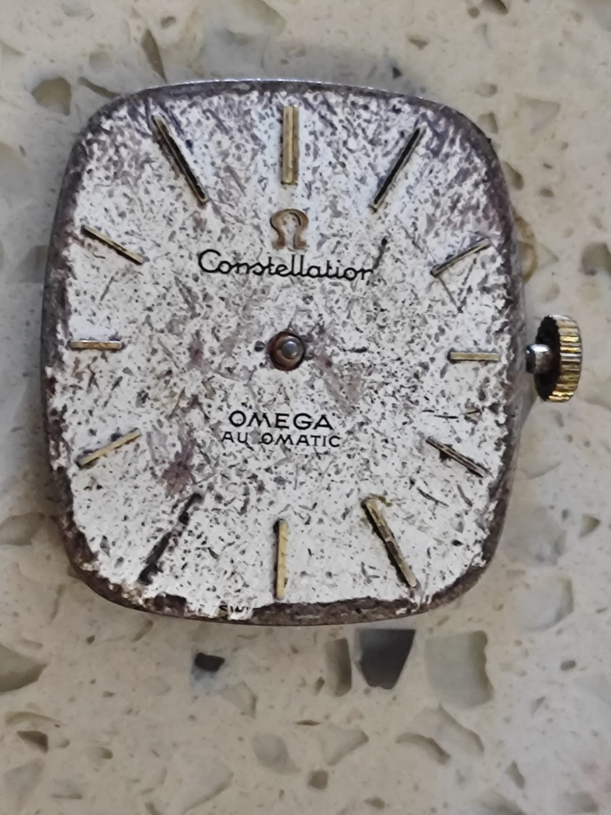 OMEGA constellation Cal 1020  Incomplete Movement Not Work balance good