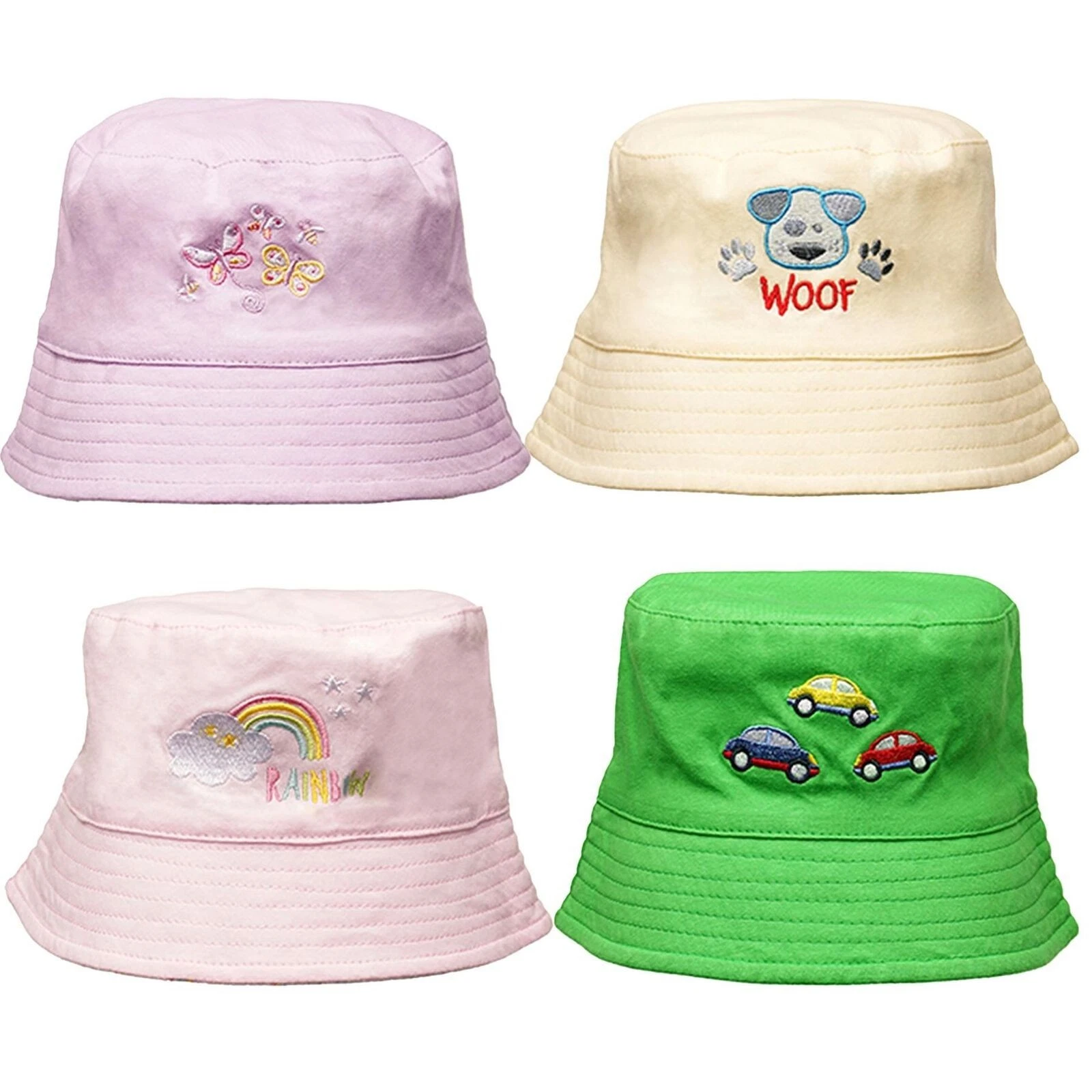 Baby Infant Toddler Reversible Bucket Hat Summer Sun Protection Beach Cap
Opens in a new window or t