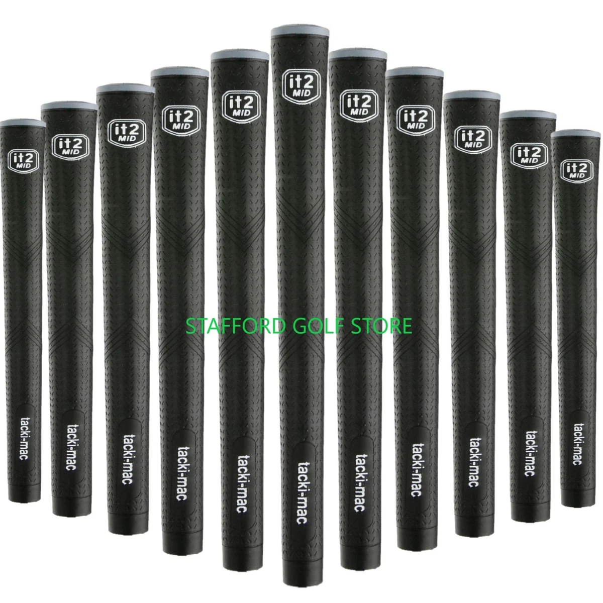 Tacki-Mac Sidesaddle 2-Piece Split Long Putter Grip - Black, Standard Size, New In Package 6 thumbnail image