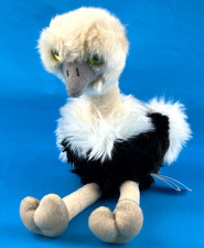 Aurora 10" Ostrich Sitting Plush Realistic Classroom Bird 2017