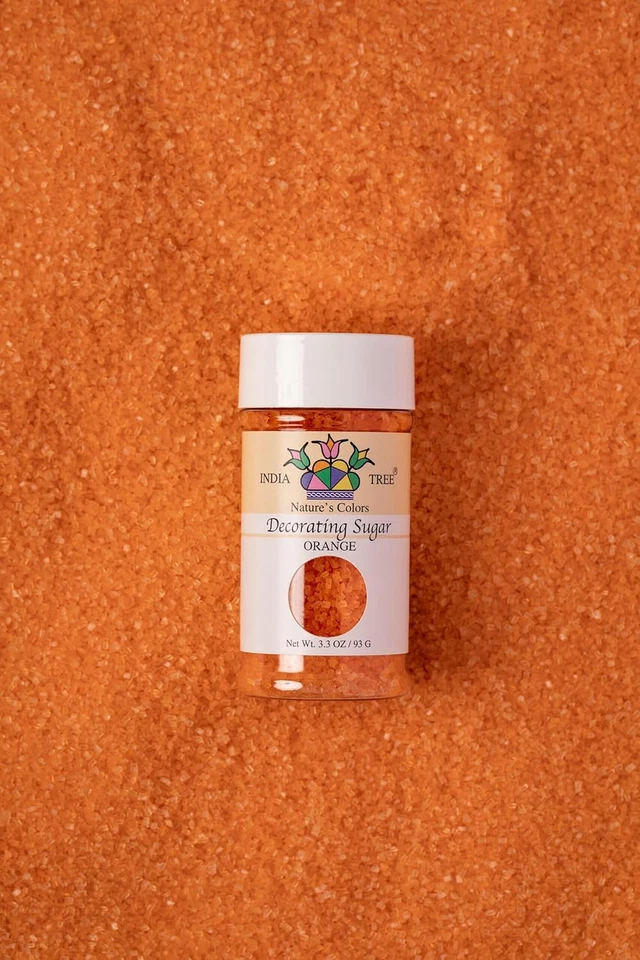 Nature'S Colors, Orange Sugar Pure Sugar Sprinkles for Baking and Decorating, Sm - Image 2 of 4
