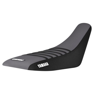 Yamaha Raptor 350 gripper seat cover (2004-2013)   BLACK /GREY/BLACK ribs #242
