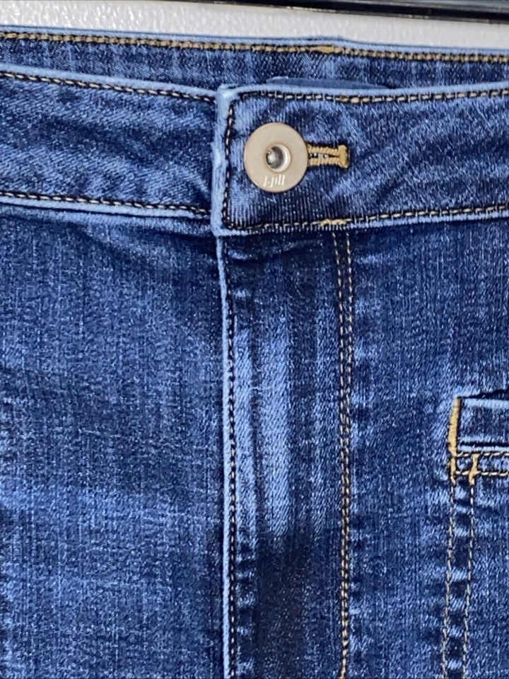 J Jill Jeans Denim High Rise Wide Leg Blue Womens 20W Everyday Stylish Classic - Image 4 of 4