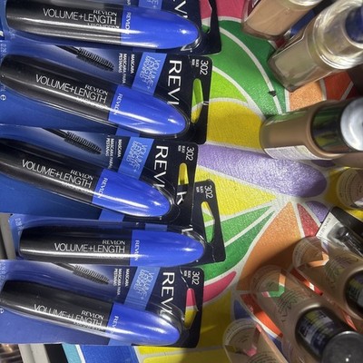 5-Pack Revlon Volume + Length Magnified Mascara 302 Black Noir 0.28oz New Sealed