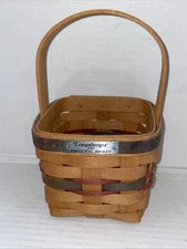 Longaberger 1993 INAUGURAL BASKET with Liner & Protector 