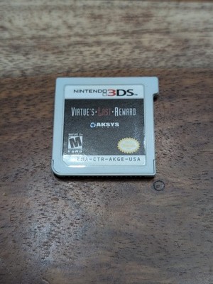 Zero Escape: Virtue's Last Reward (Nintendo 3DS, 2012) Authentic Cartridge Only
