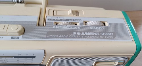 Radio cassette vintage Panasonic RX-FW18L (voir description). - Afbeelding 8 van 9