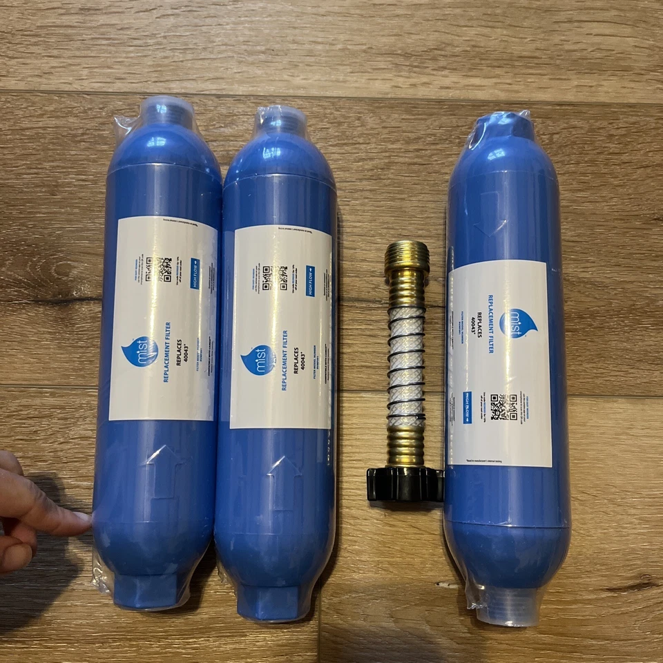 NEW Mist Clearwater Replacement Filter 40043 RVMF091 Pack of 3 Compat W/ Camco - Image 2 of 2