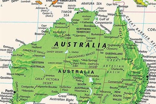 100×70cm World Map Geography Poster Print Map of The World School Study Print - Picture 2 of 10