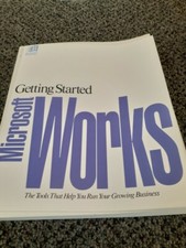 "Vintage" Microsoft Works Gateway 2000 Edition W/5.25 Disks