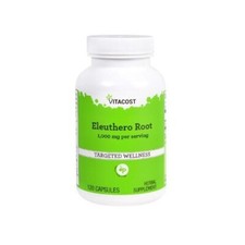 Vitacost Eleuthero Root - 1000 mg - Siberian ginseng - 120 Capsules - 2/26