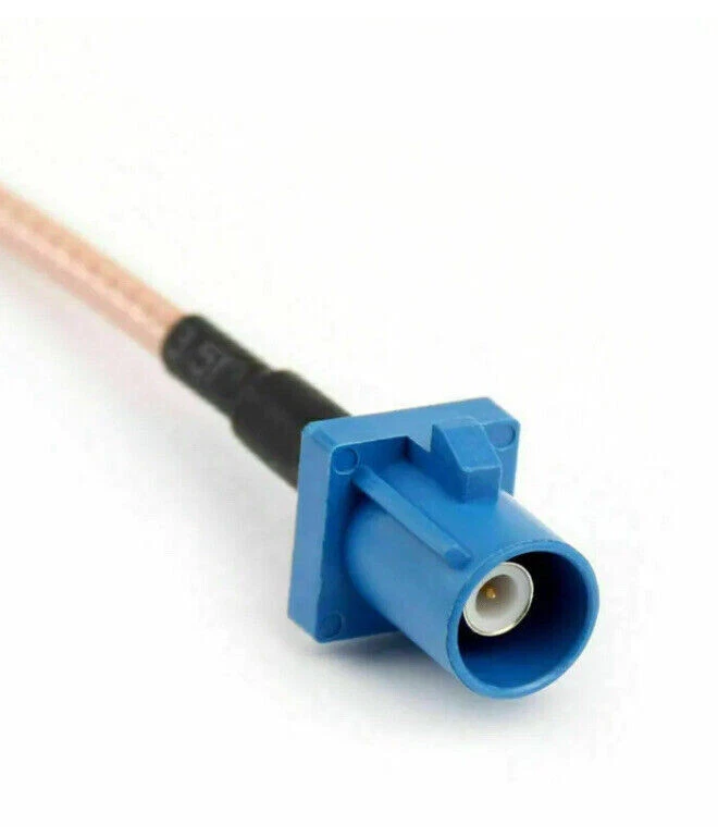 Fakra C to SMA Male GPS Adapter Plug Extension Cable 15cm RG316 Pigtail VW BENZ - Image 3 of 4