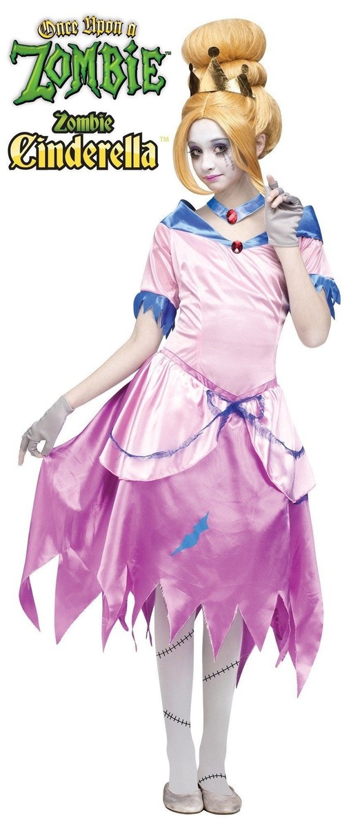 princess zombie dress CK865 Once Upon Zombie Horror Princess Fairytale Halloweeen Girls Dress  Costume